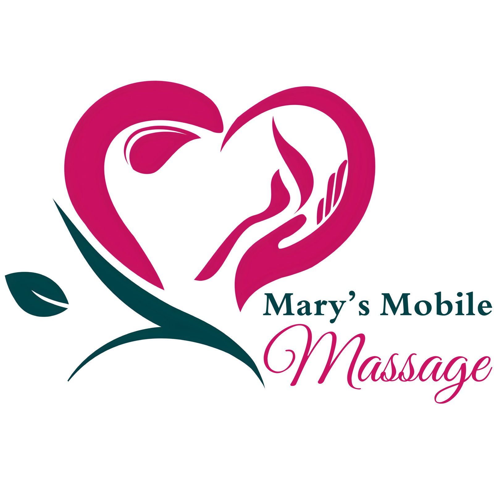 Local Massage services Brand personalised logo