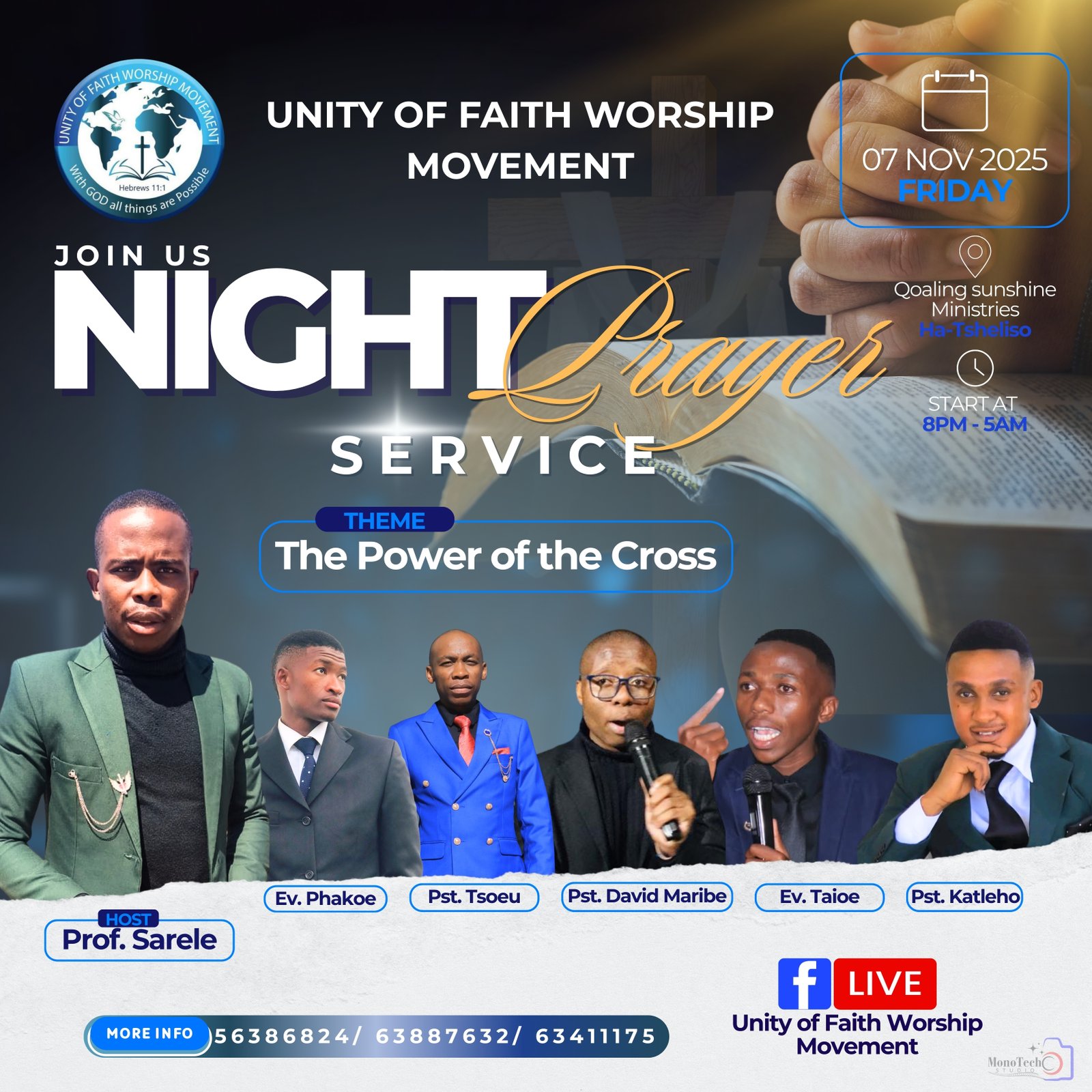 Church service invitation